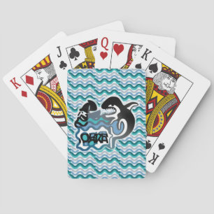 ORKA LOKA / ORCA LOCA BY MASANSER pixelat Playing Cards