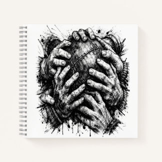 Orkney Ba Grasping Hands Notebook