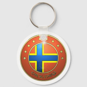 Orkney Flag Keychain