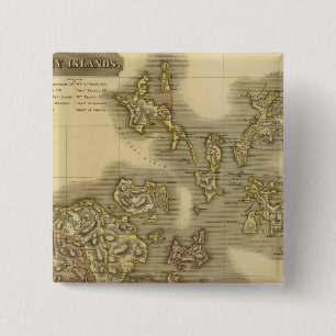 Orkney Islands 2 Inch Square Button