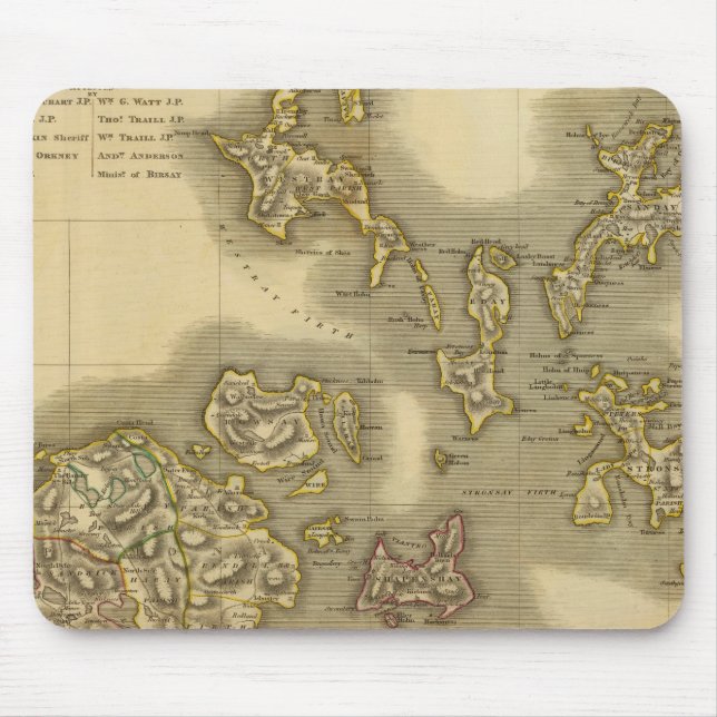 Orkney Islands Mouse Pad (Front)