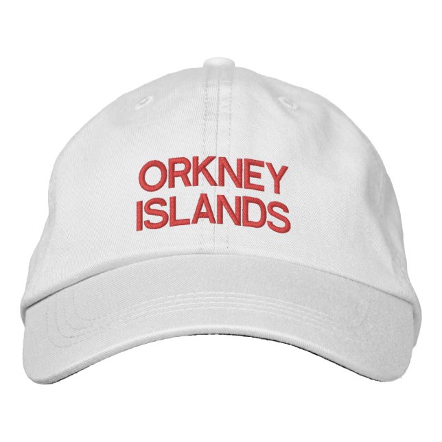 Orkney Islands Personalized Adjustable Hat (Front)