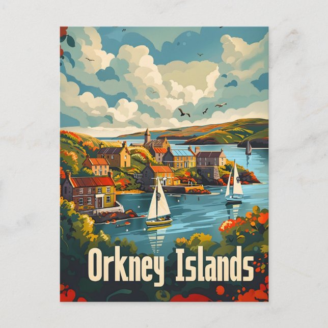 Orkney Islands Postcard (Front)