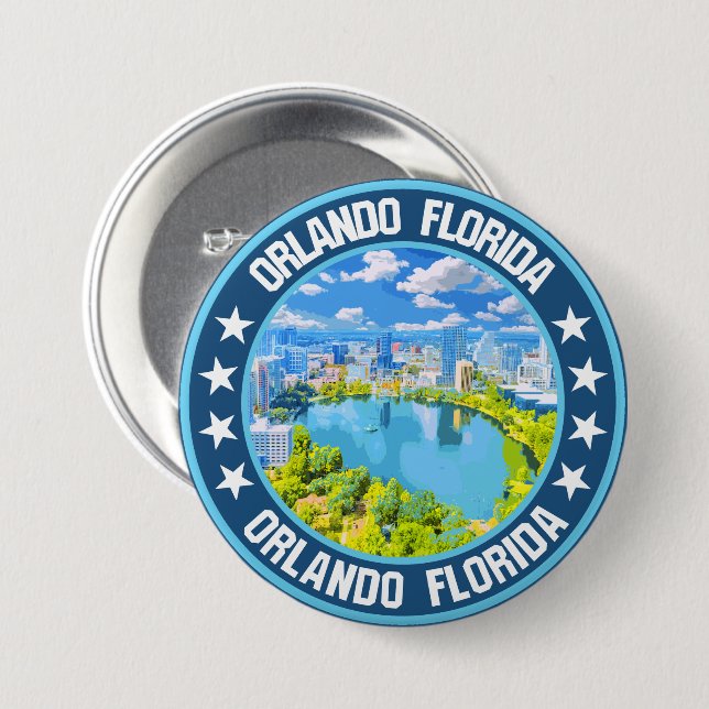 Orlando                                            3 inch round button (Front & Back)