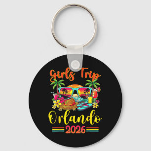 Orlando Beach Florida Summer Vibes Sunset Girls Keychain