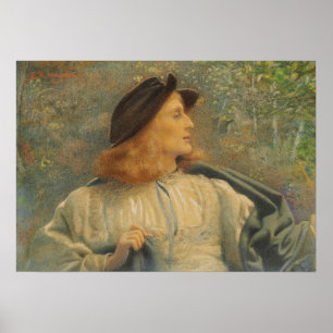 Orlando (Beautiful Young Man) (by E.R. Hughes) Poster