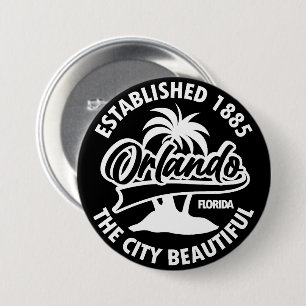 Orlando,Florida 3 Inch Round Button