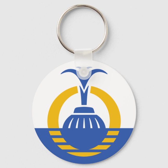 Orlando (Florida) City flag Keychain (Front)