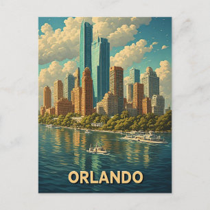 Orlando Florida Family Vacation Memories Postcard