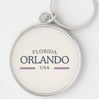 Orlando Florida Heritage – Classic Cream Keychain