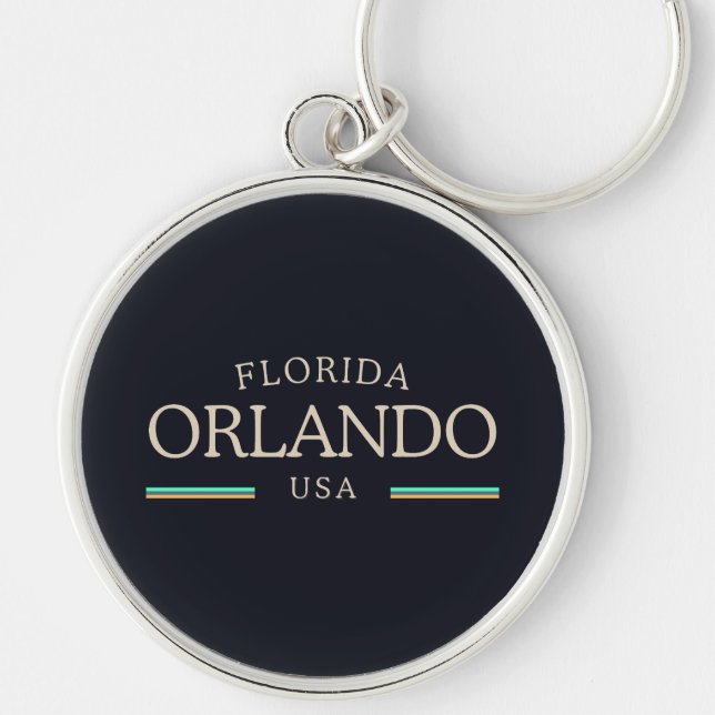 Orlando Florida Heritage – Midnight Keychain (Front)