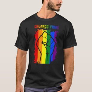 Orlando Florida Lgbt Pride Month Lgbtq Rainbow Fla T-Shirt