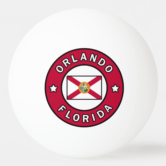 Orlando Florida Ping Pong Ball (Front)