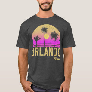 Orlando Florida Retro Vintage Sunset T-Shirt