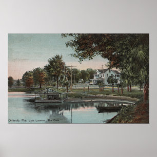 Orlando, Florida - View of a Cove at Lake Poster