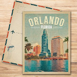 Orlando Florida Vintage High buildings Palm 1960s Postcard<br><div class="desc">Vintage Orlando High buildings and sea with palm. Orlando in Florida. This retro design makes a great Christmas or Birthday gift for fans of Orlando beach. The retro summer vibes design is a perfect gift for travel lovers and destinations fans.</div>