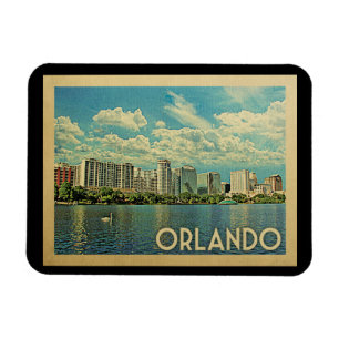 Orlando Florida Vintage Travel Magnet