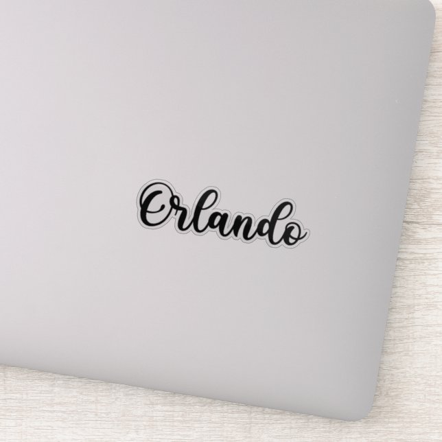 Orlando Name - Handwritten Calligraphy (Detail)