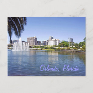 Orlando reflections on Lake Lucerne Postcard