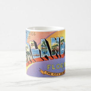 Orlando Retro Greeting Postcard Mug