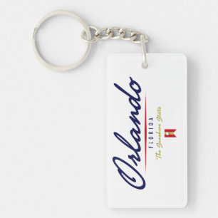 Orlando Script Keychain
