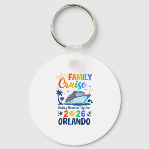 Orlando Vacation Family Cruise 2026 Family Matchin Keychain