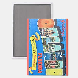 Orlando Vintage Greeting Magnet