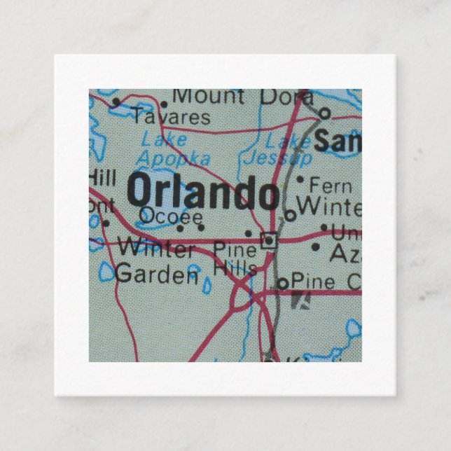 orlando We've Moved New Address Card (Front)