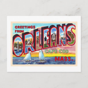 Orleans Cape Cod Massachusetts MA Vintage Postcard