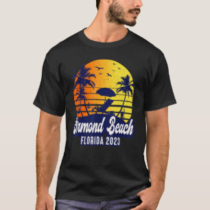 Ormond Beach 2023 Florida Sunset Beach Retro T-Shirt