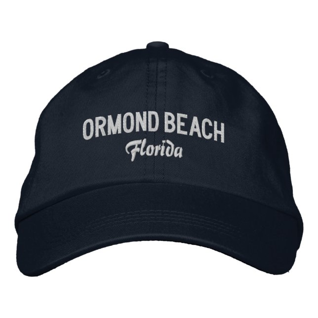 Ormond Beach Floride Casquette de baseball brodé (Devant)