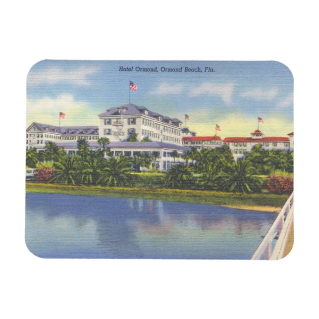 Ormond Hotel, Ormond Beach Florida Magnet (Horizontal)