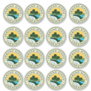 Ormond Scenic Loop Sticker Sheet - Set of 16