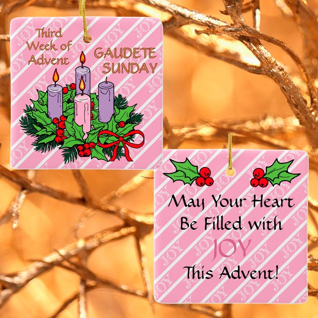 Ornament #3 of 4: 3rd Week of Advent (JOY) (Creator Uploaded)