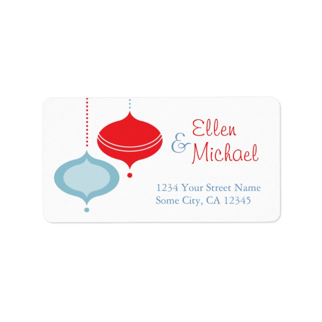Ornament Address Labels (Front)