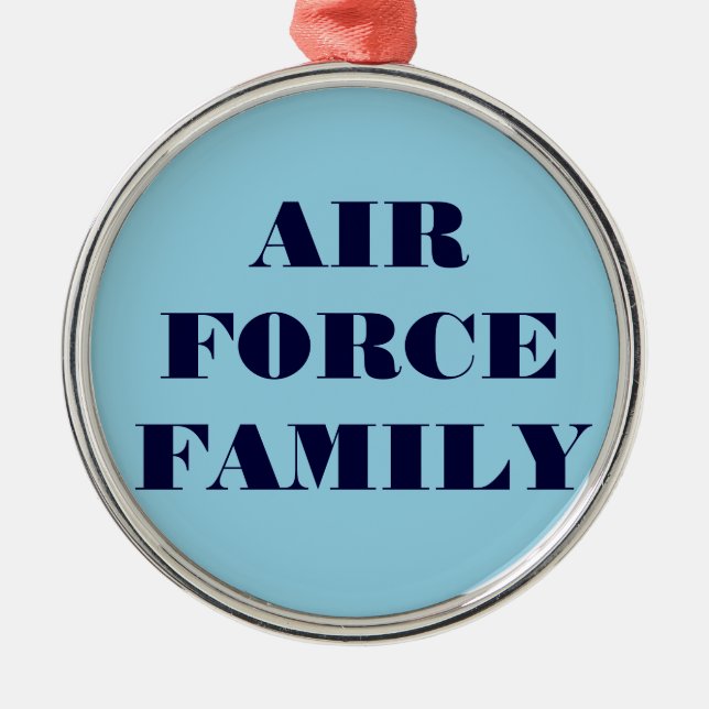 Ornament Air Force Family (Front)
