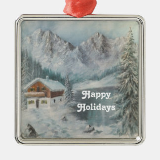 Ornament Ann Hayes Painting Bavarian Snow Dream