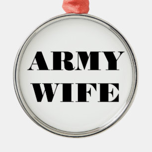 Ornament Army Wife