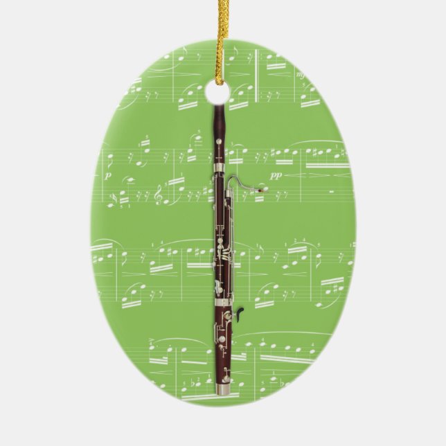 Ornament - Bassoon - Pick your colour (Front)