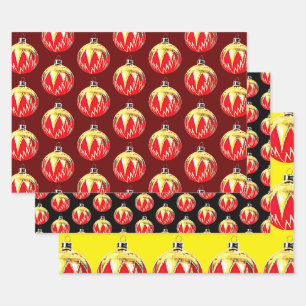 Ornament Christmas Art Wrap Craft Wrapping Paper Sheet