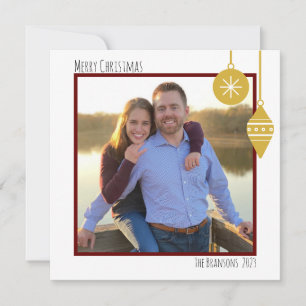 Ornament Christmas Card