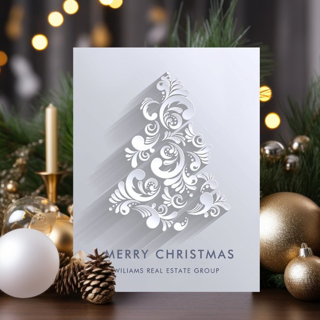 Ornament Christmas Corporate Greeting Holiday Postcard (Creator Uploaded)