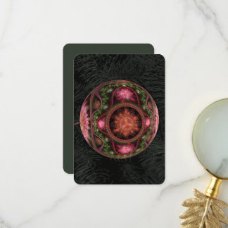 Ornament Christmas Thank You Card
