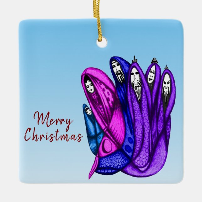 Ornament Christmas Three Wise Kings (Front)
