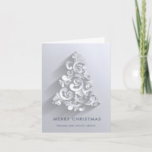 Ornament Christmas Tree Corporate Greeting Holiday Card