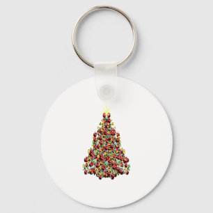 Ornament Christmas Tree Keychain