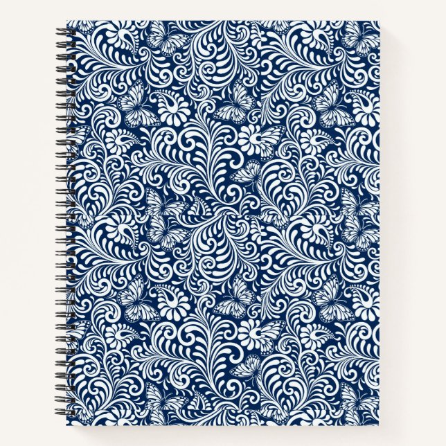 Ornament Classic Floral Royal Luxury Style  Notebook (Front)