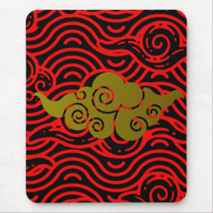 ornament cloud mouse pad