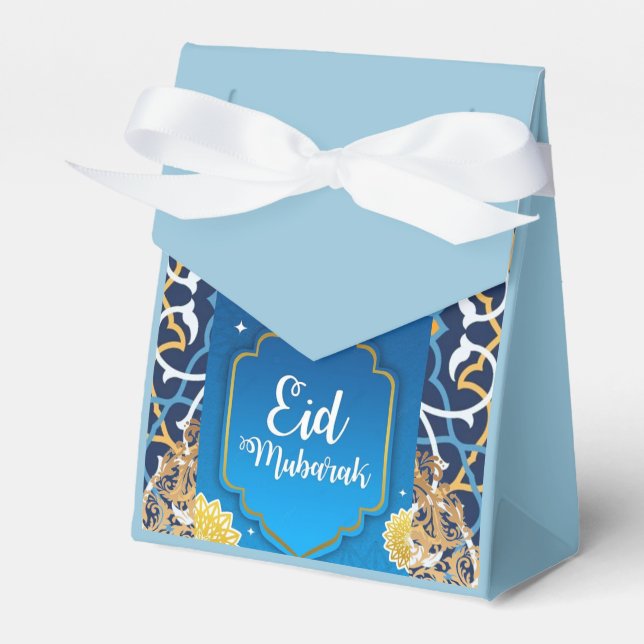 Ornament Eid  Favor Box (Front Side)