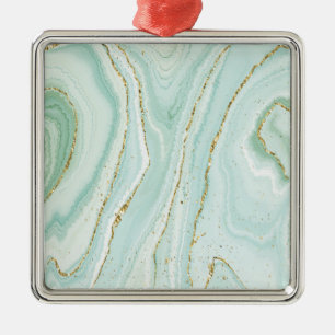 Ornament elegant hand painted liquid marble design